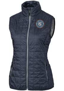 Cutter and Buck New York City FC Womens Grey Rainier PrimaLoft Vest