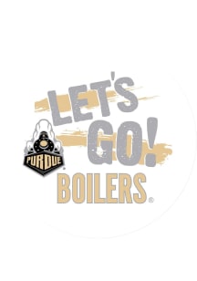 Black Purdue Boilermakers 3&quot; Lets Go Button
