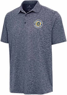 Antigua Drexel Dragons Mens Navy Blue Par 3 Thomas R. Kline School of Law Short Sleeve Polo