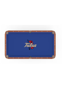 Blue Tulsa Golden Hurricane Pool Table Cloth Pool Table