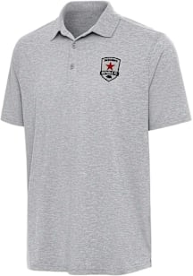 Antigua Sacramento Republic FC Mens Grey Par 3 Short Sleeve Polo