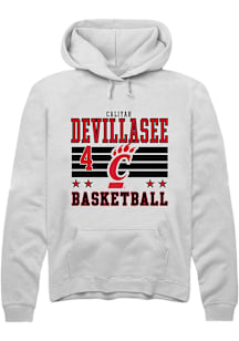Caliyah DeVillasee Cincinnati Bearcats Mens White NIL Striped Player Hood