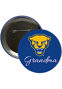 Pitt Panthers 3" Grandma Button - Navy Blue