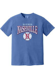 Summit Sportswear Nashville Sounds Womens Blue Homerun Short Sleeve T-Shirt