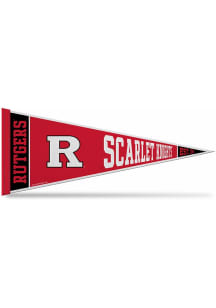 Gold Rutgers Scarlet Knights 12x30 Logo Pennant