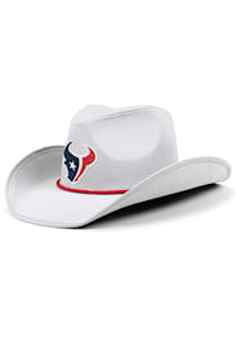 Forever Collectibles Houston Texans White Rhinestone Cowboy Hat Mens Cowboy Hat