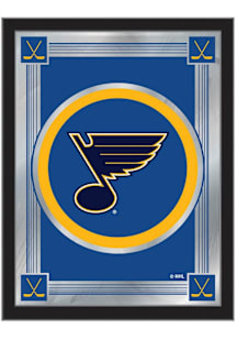 St Louis Blues Logo Hanging Back Bar Mirror