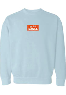 Summit Sportswear Auburn Tigers Womens Navy Blue War Eagle Crew Sweatshirt