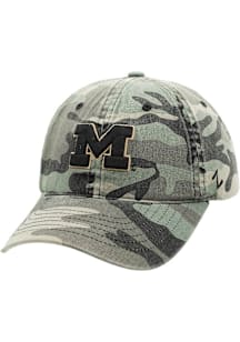 Michigan Wolverines Camo GI Adjustable Hat - Olive