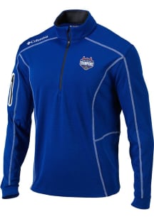 Columbia Florida Gators Mens Blue 2025 National Champions Heat Seal Omni Wick Shotgun Long Sleeve..