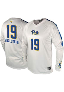 Nisa Buzlutepe  Mens White Pitt Panthers NIL Volleyball Jersey