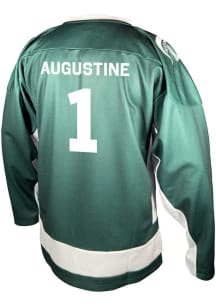 Trey Augustine  Mens Green Michigan State Spartans ROAD Hockey Jersey