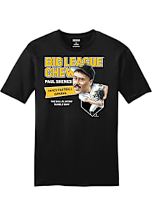Paul Skenes Pittsburgh Pirates Black Big League Chew Main Event Short Sleeve Fashion Player T Shir..