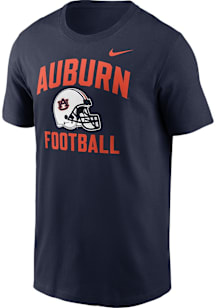 Nike Auburn Tigers Navy Blue Football Football Alma Mater Legacy Short Sleeve T Shirt
