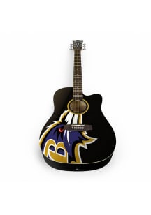 Baltimore Ravens Acoustic Collectible Guitar