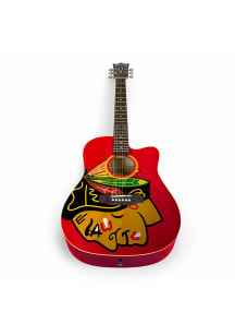 Chicago Blackhawks Acoustic Collectible Guitar