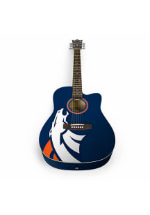 Denver Broncos Acoustic Collectible Guitar