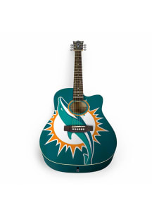 Miami Dolphins Acoustic Collectible Guitar