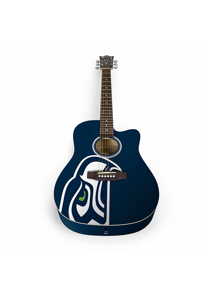 Seattle Seahawks Acoustic Collectible Guitar