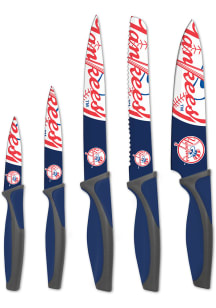 New York Yankees Blue 5-Piece Kitchen Knives Set