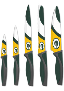 Green Bay Packers Green 5-Piece Kitchen Knives Set