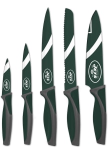 New York Jets Green 5-Piece Kitchen Knives Set
