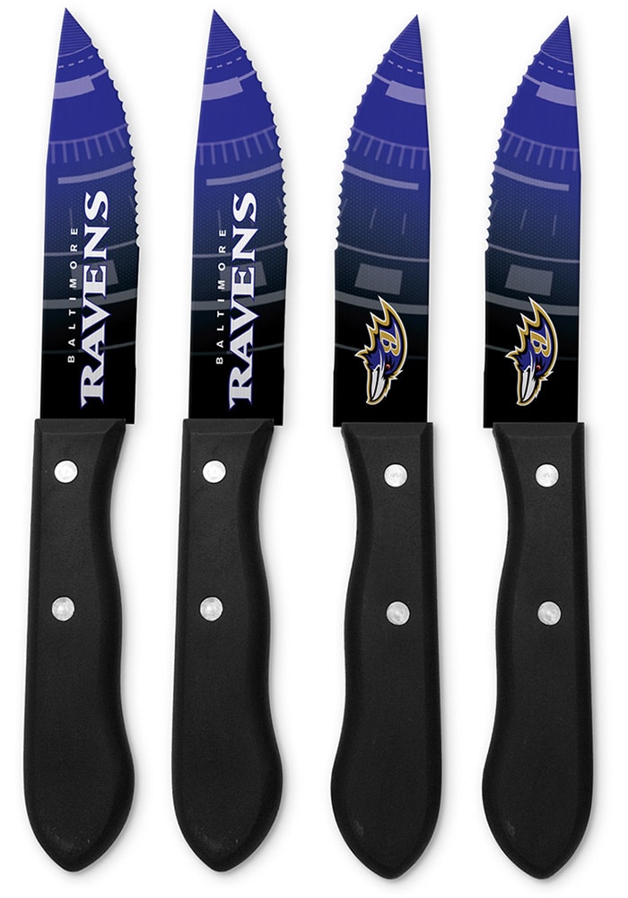 Baltimore Ravens Steak Knives Set