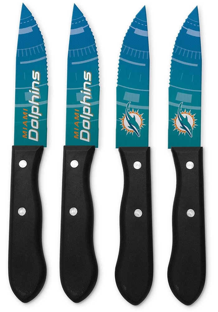 Miami Dolphins Steak Knives Set