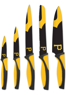 Pittsburgh Pirates Black 5-Piece Kitchen Knives Set