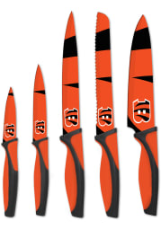 Cincinnati Bengals Orange 5-Piece Kitchen Knives Set
