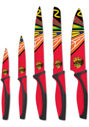 Chicago Blackhawks Red 5-Piece Kitchen Knives Set