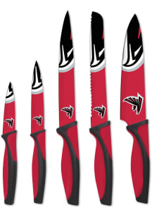 Atlanta Falcons Red 5-Piece Kitchen Knives Set