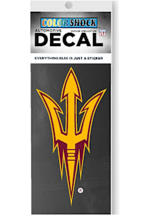 Arizona State Sun Devils Main Mark Auto Decal - Red