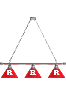 Rutgers Scarlet Knights 3 Shade Billiard Lamp