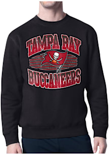 Starter Tampa Bay Buccaneers Mens Black Team Grit Long Sleeve Crew Sweatshirt