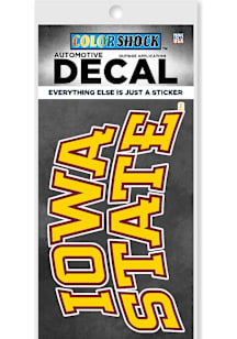 Iowa State Cyclones Licensed Mark Auto Decal - Cardinal