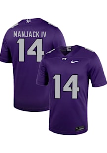 Joseph Manjack IV  Nike TCU Horned Frogs Purple Football NIL Game Football Jersey