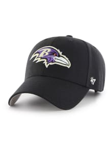 47 Baltimore Ravens Black Basic MVP Youth Adjustable Hat