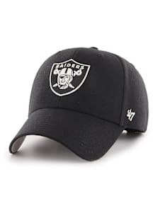 47 Las Vegas Raiders Black Basic MVP Youth Adjustable Hat