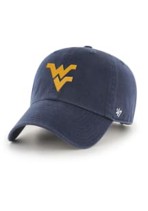 47 West Virginia Mountaineers Navy Blue Clean Up Youth Adjustable Hat