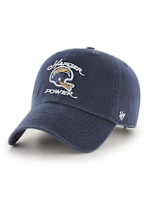 47 Los Angeles Chargers Navy Blue Historic Clean Up Youth Adjustable Hat