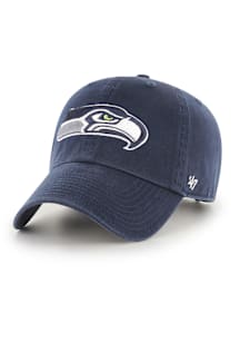 47 Seattle Seahawks Navy Blue Clean Up Youth Adjustable Hat