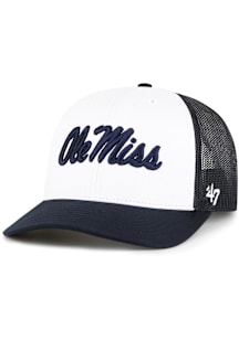 47 Ole Miss Rebels Freshman Trucker Adjustable Hat - Navy Blue