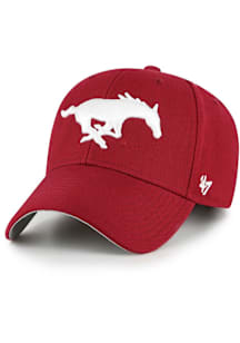 47 SMU Mustangs MVP Adjustable Hat - Red