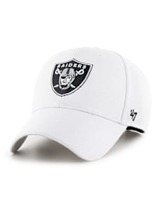 47 Las Vegas Raiders MVP Adjustable Hat - White