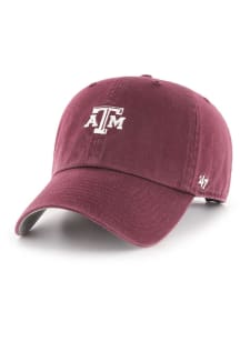 47 Texas A&amp;M Aggies Base Runner Clean Up Adjustable Hat - Maroon