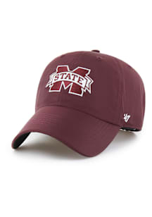 47 Mississippi State Bulldogs Brrr Clean Up Adjustable Hat - Maroon