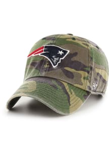 47 New England Patriots Camo Clean Up Adjustable Hat - Green