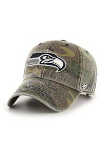 47 Seattle Seahawks Camo Clean Up Adjustable Hat - Green
