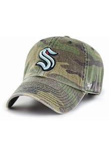 47 Seattle Kraken Camo Clean Up Adjustable Hat - Green
